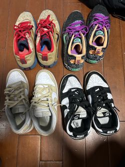 4  Nike Shoes Kd, Dunks