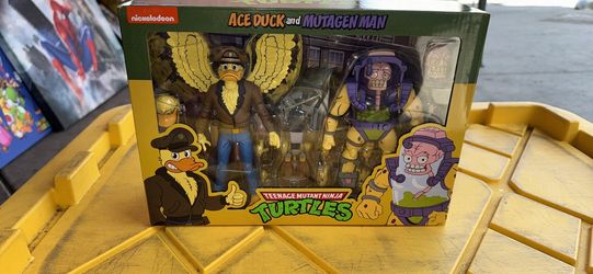 NECA Teenage Mutant Ninja Turtles Ace Duck & Mutagen Man Figure 2 Pack TMNT NEW