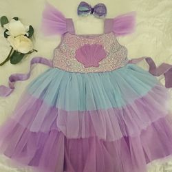 Mermaid Dress Ariel 4T
