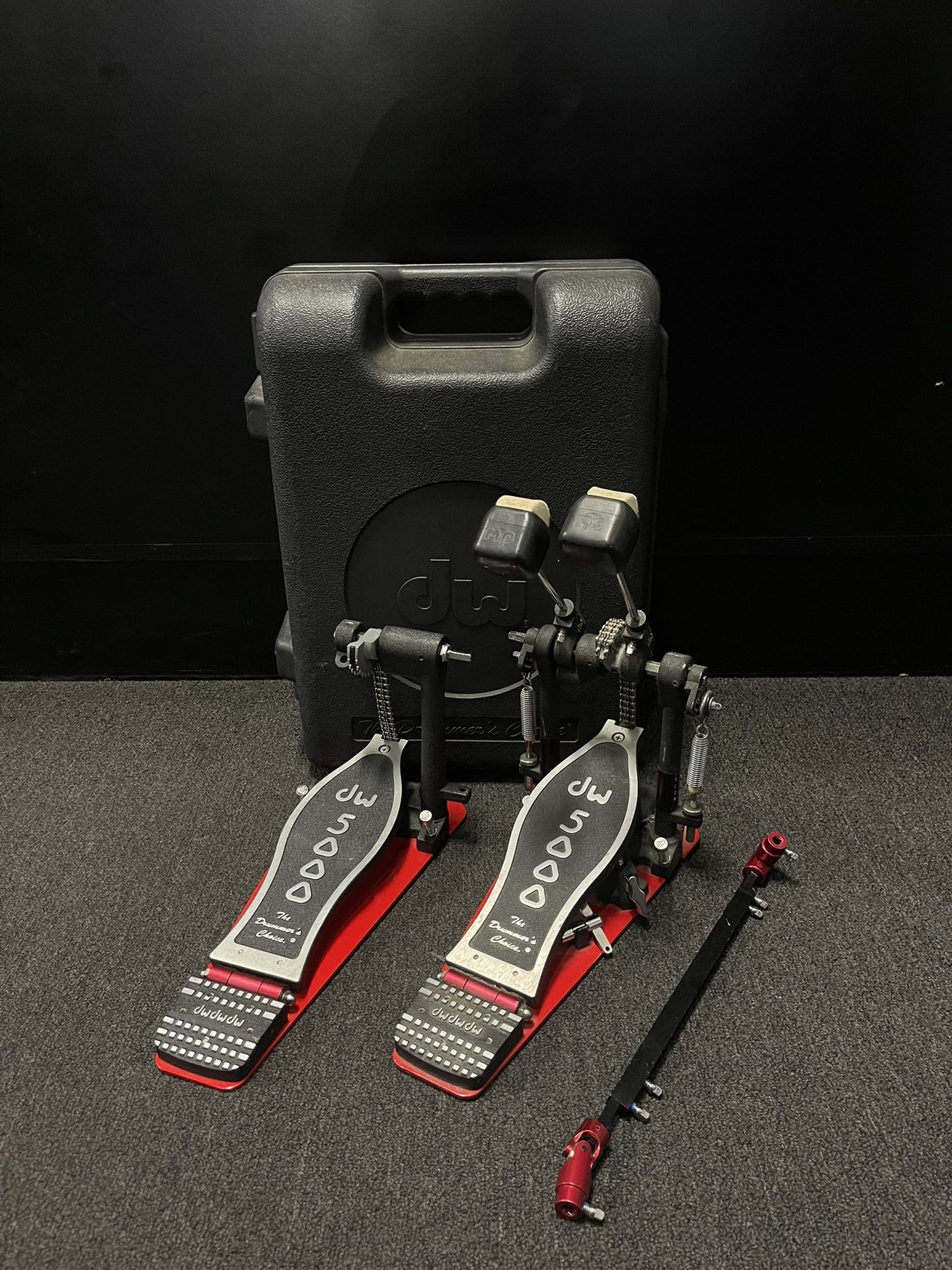 DW 5000 Series Accelerator Double Bass Drum Pedal W/ Hard Case