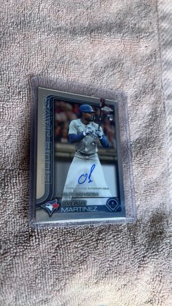 2025 Topps Chrome Update Orelvis Martinez Rookie Debut Auto #CRDA-OM