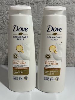 New unopened Dove DermaCare Scalp Anti-Dandruff Shampoo 2-Pack