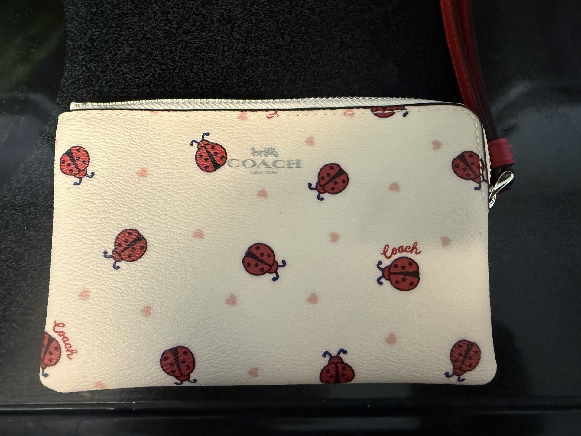 Coach Ladybug Wristlet