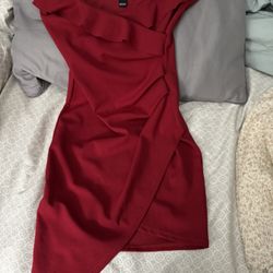 Red Dressy Short Dress 