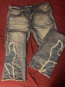 crysp denim brand flared jeans
