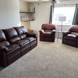 Genuine Leather Furniture - Will Help Load!