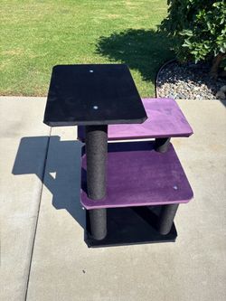 Custom spooky cat tree