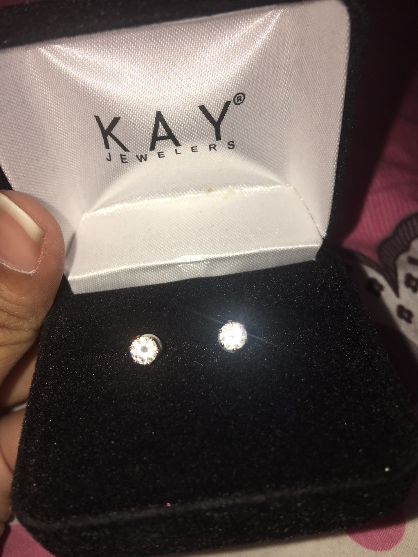 Authentic Kay jewelers stud earrings