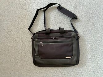 Black Laptop Messenger Bag / Briefcase Shoulder Bag