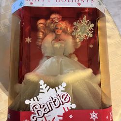 Happy holidays special edition 1989 Barbie