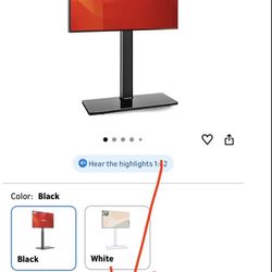 FREE - AOKCOS Swivel TV Floor Stand for 43-75 Inches 