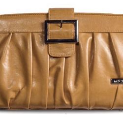 Miche Classic Magnetic Purse Shell in Vivian Mustard Yellow with Ruche and Buckle-Shell Only!