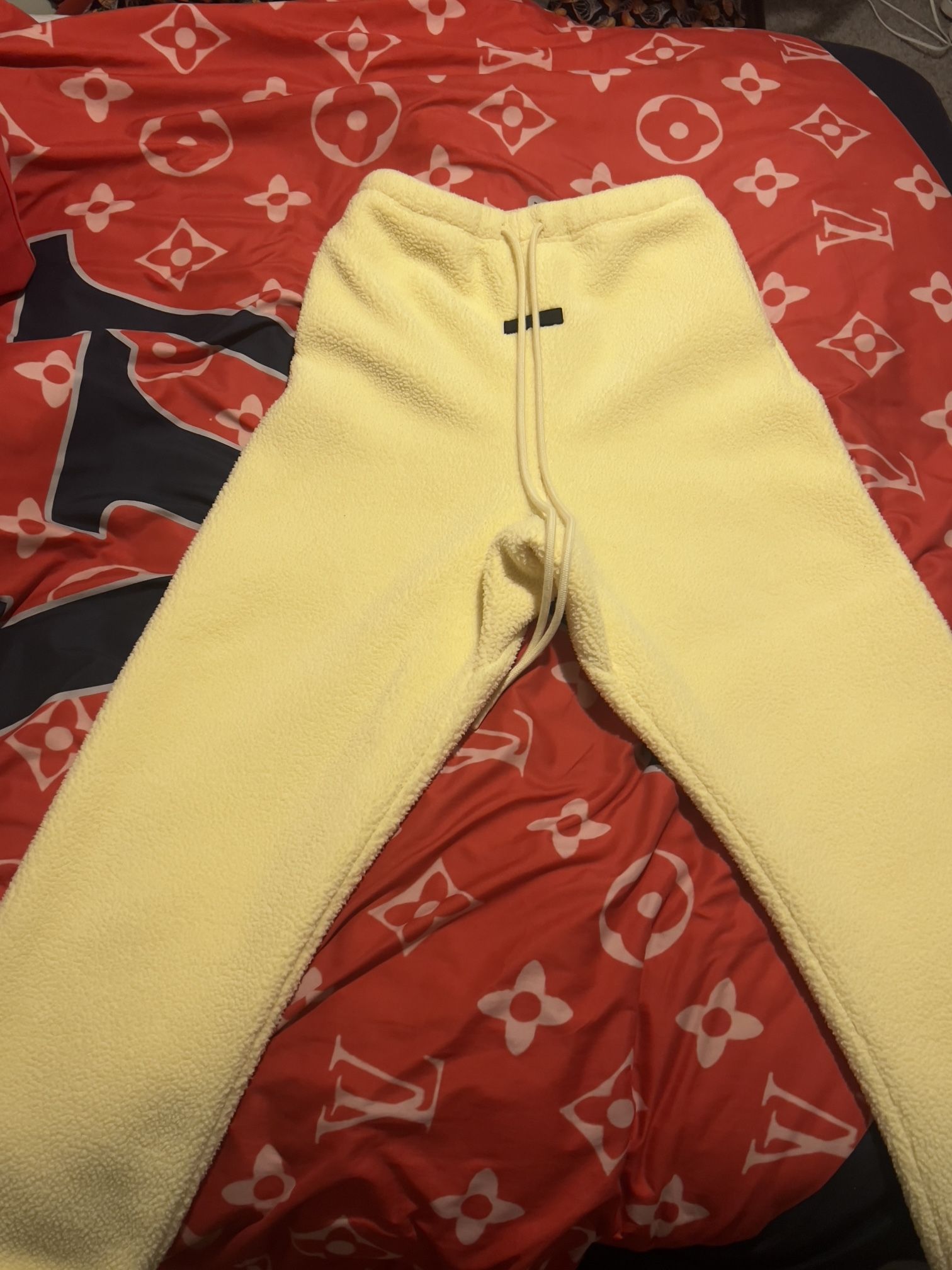 Essential Fear Of God “Garden Yellow Polar Sweats”