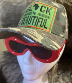 Black Is Beautiful Fashion Hat and Eyewear Set 