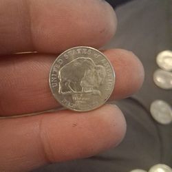 2005 D Jefferson Nickel With Spear Through Bison