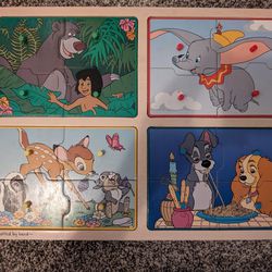 Classic/Vintage Puzzles Disney Pluto Dumbo Lady And The Tramp Bambi Mickey