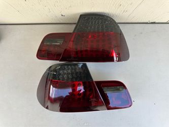 00-03 BMW E46 Coupe Red Smoke LED Tail Lights