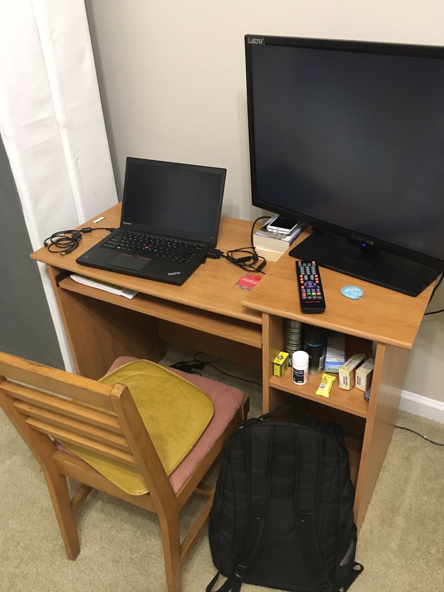 Computer desk + Chair