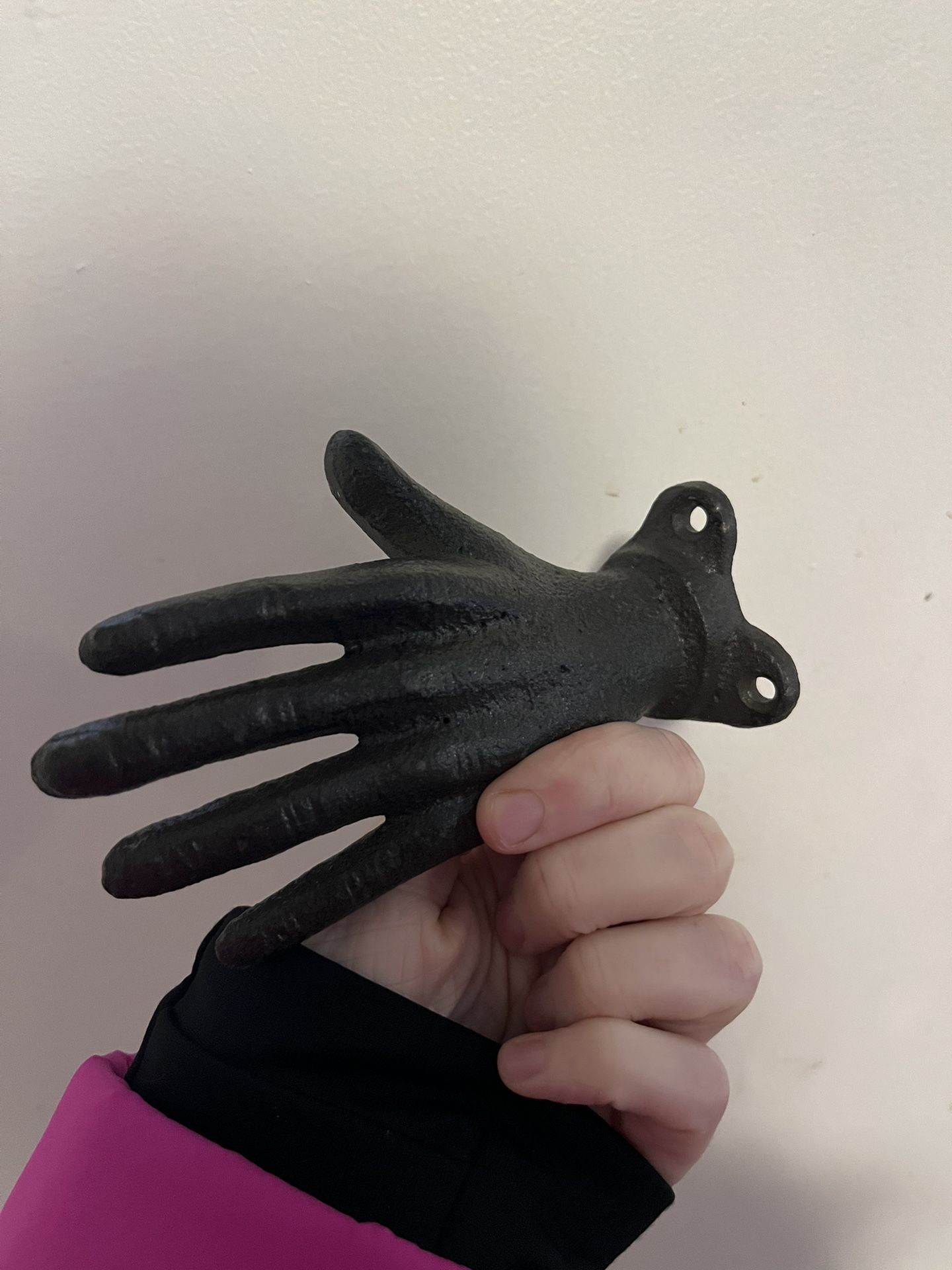 Cast iron hand hook