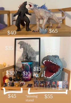 Godzilla Figures Lot