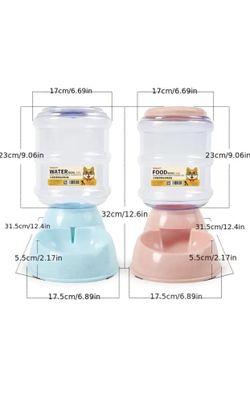Dog And Cat waterer and a feeder 2 for one price