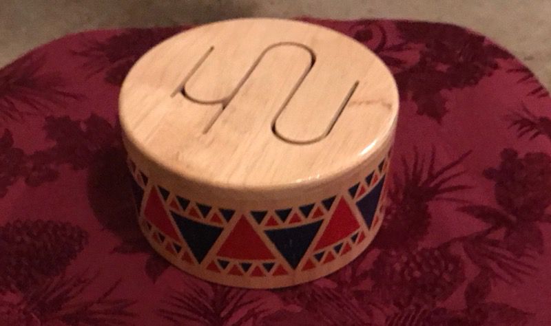 Small Wooden Drum