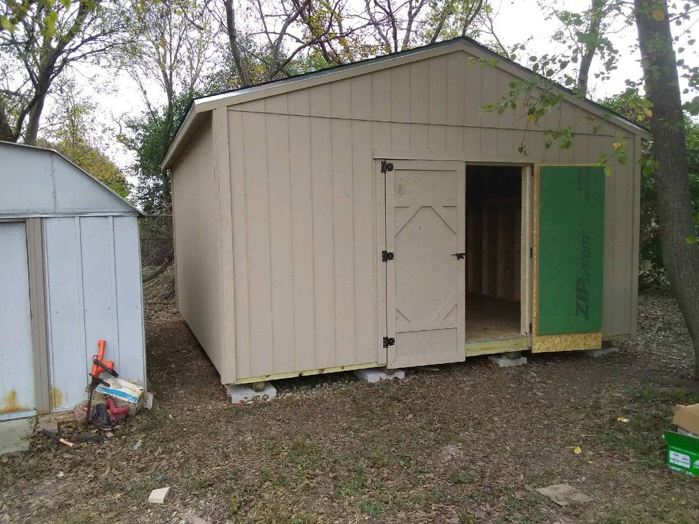 16x16 shed