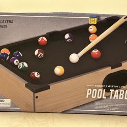 Tabletop Pool Table Game