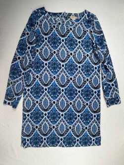 LOFT Outlet Women's Long Sleeve Printed Dress Size Small