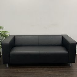Move Out Sale - Faux leather couch $350