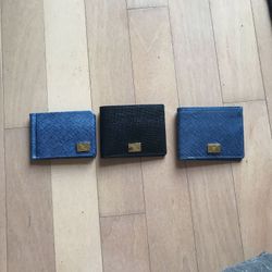 100% leather handmade wallets and money/card clip 24K gold plated.