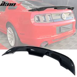 Fits 2010-2014 Ford Mustang 2020 GT500 Style Trunk Spoiler Wing Carbon Fiber Print