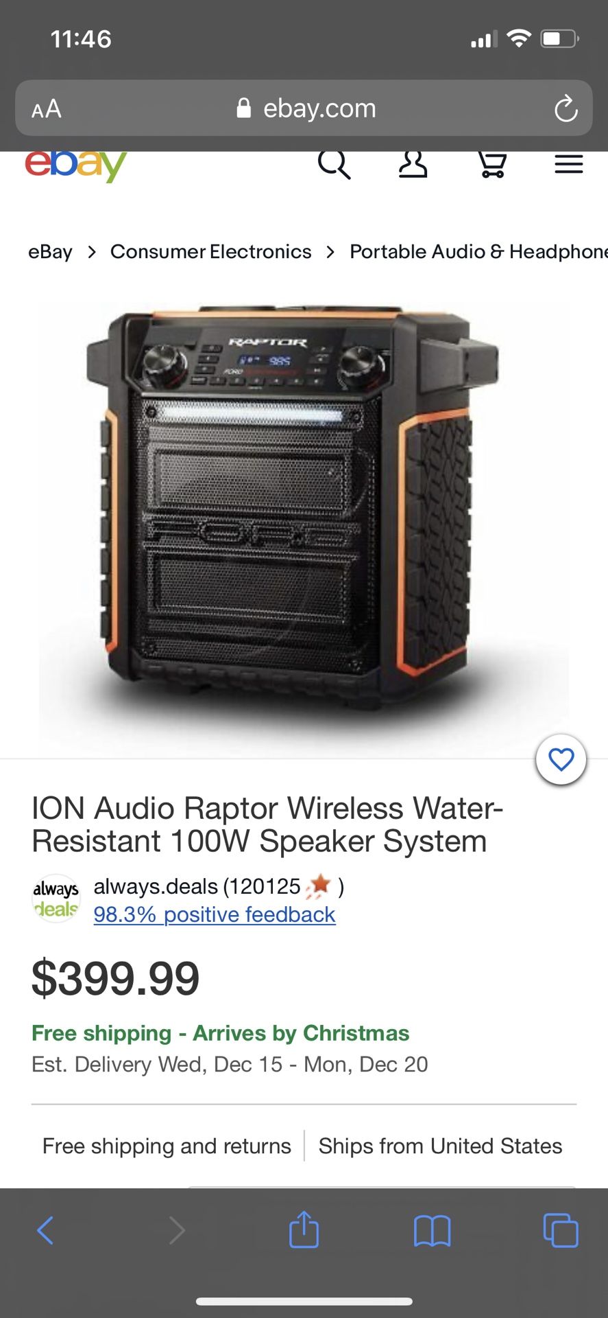 Ion audio raptor sales