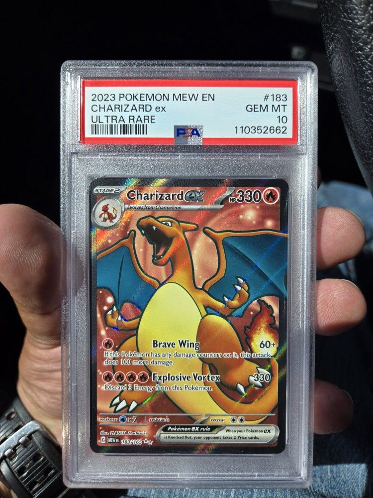 Charizard EX 151 PSA Grade 10