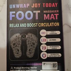 Rechargeable Foot Massager Mat – Boost Circulation & Relaxation