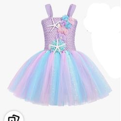 Little Mermaid Party Tutu Dress 