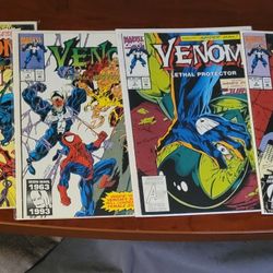 VENOM LETHAL PROTECTOR #1-6 COMPLETE SET SPIDERMAN MARVEL COMICS KEY ISSUES RED FOIL SAM DE LA ROSA 