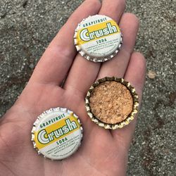 Grapefruit Crush Cork Lined Caps 