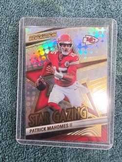 Patrick Mahomes II Revolution Star Gazing Trading Card