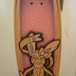 Pokemon Center x Bear Walker Sylveon Skateboard Deck