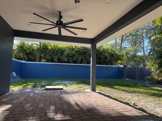 Ceiling fan 72 inch with remote quiet motor six speeds indoor outdoor