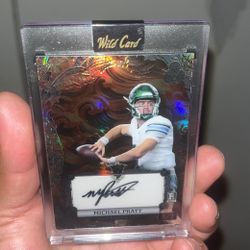Wild Card Michael Pratt Tampa Bay Buccaneers Rookie Card Auto