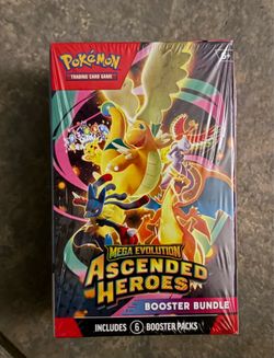 Pokémon Mega Evolution Ascended Heroes Booster Bundle