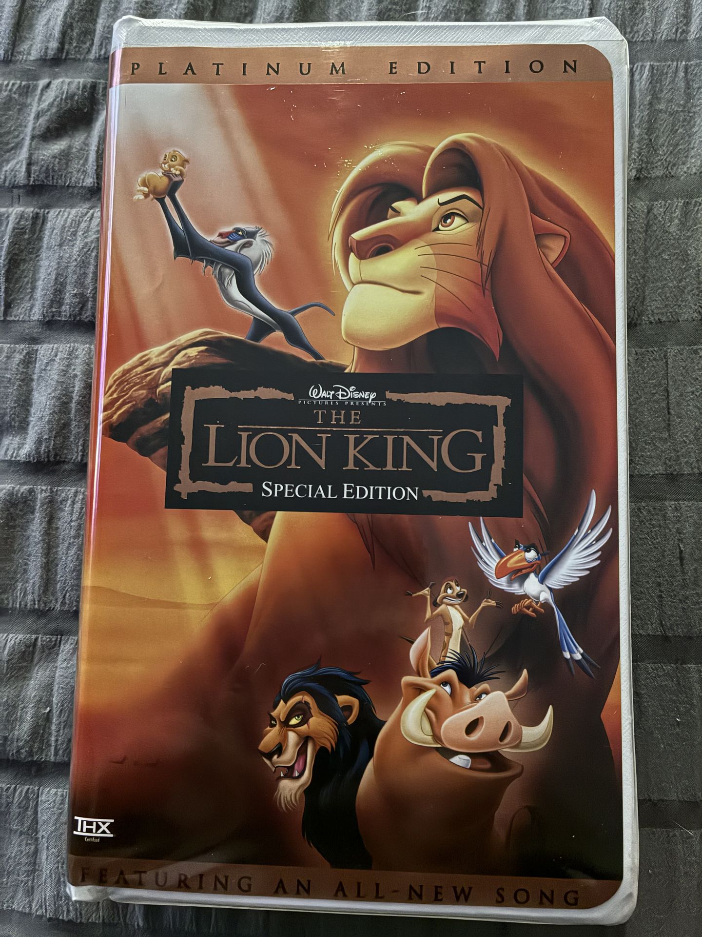 The Lion King Special Addition Walt Disney VHS Tape Clamshell Case Bonus Story
