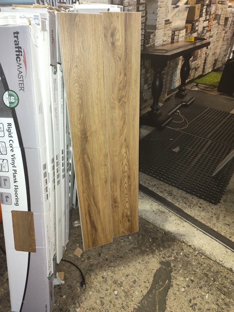 • 23 Boxes / 548 Sq Ft • Traffic Master Luxury Vinyl Plank Flooring • ARDENMORE OAK