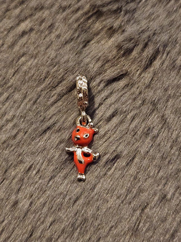 NEW Orange Bird Dangle Charm Pendant.  From a clean and smoke-free household.  Bundle to save on shipping costs!  Pick up or Only at 23rd Street in Wa