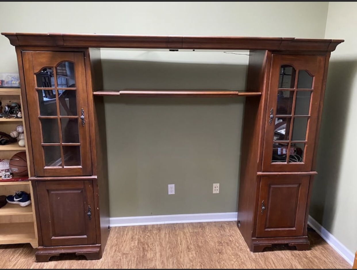 Entertainment Center, all solid wood