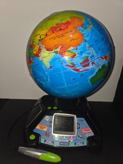 LeapFrog Magic Adventure Globe Educational 6054 w/ Stylus LCD