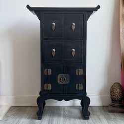 Asian Style Accent Cabinet with Drawers