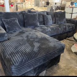 Brand New Comfy Corduroy Sectional Set